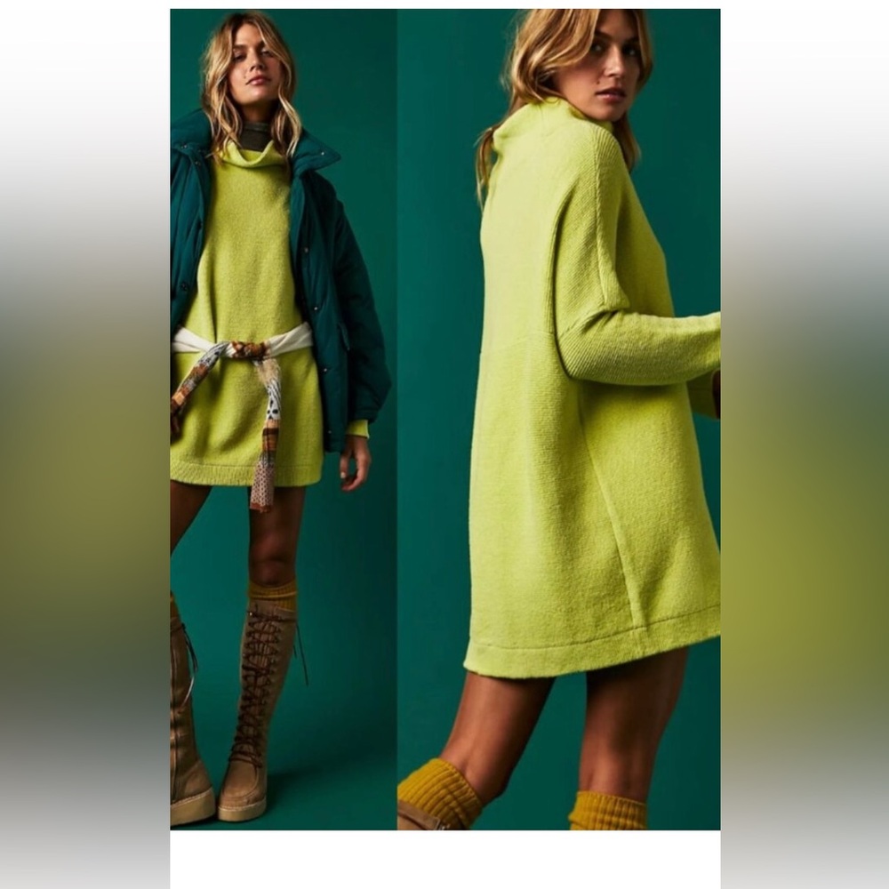 Free People-Ottoman in Rare color « céleri » or beautiful bright Green 👌